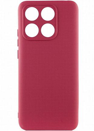 Чехол silicone cover lakshmi full camera (aaa) для motorola moto g15 / g15 power / g17 / g17 power бордовый /