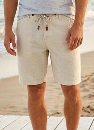 Чоловічі шорти льон + бавовна indicode jeans (р. m) /39