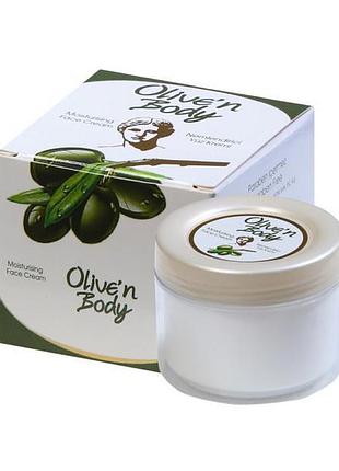 Увлажняющий крем olive’n body для лица с экстрактом листьев оливы и алоэ 100 мл
