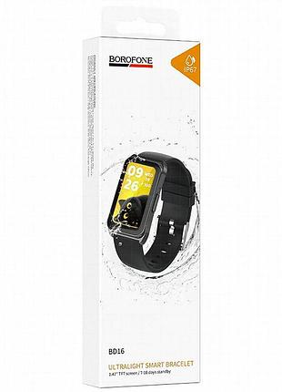 Фитнес-трекер borofone bd16 smart bracelet black 5