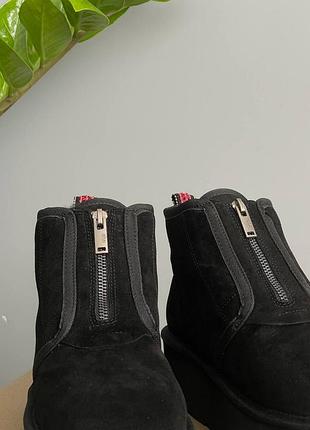 Уггі ugg neumel platform zip slipper black 6