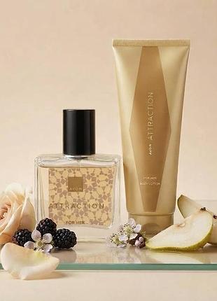 Attraction avon набір , аромат 30 ml та лосьйон для тіла