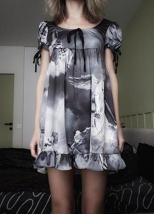 Жіноча оротка сукня dolls kill widow готична baby doll