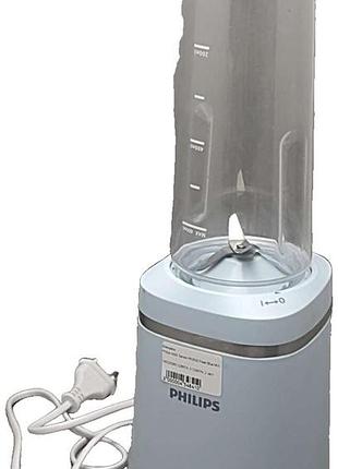 Блендер б/у philips 3000 series hr2620 pearl blue mini blender