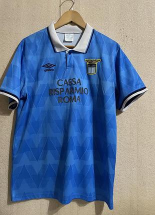 Футбольна форма чоловіча umbro s.s.lazio синя розмір l