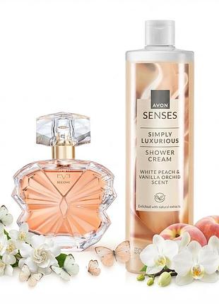 Eve become 50 ml, та гель для душу 500 ml. жіночий набір avon за суперціною