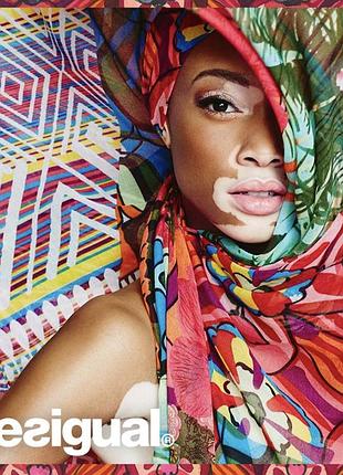 Палантин из вискозы desigual 180*100cм