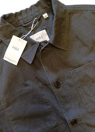 Куртка marks & spencer pure cotton chore jacket (xl) 5