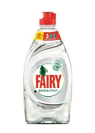 Средство для мытья посуды 450мл pure clean тм fairy