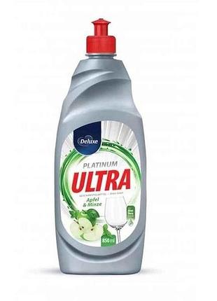 Бальзам для миття посуду 850мл ultra platinum apfelminze тм deluxe