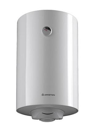 Водонагреватель электрический ariston pro r 120 vts evo eu 120л, 2квт, непрямой нагрев, круглый, мех. управление, с левой стороны,