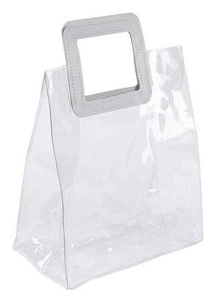 Пакет подарочный m clarity 25*28*14см пвх r42296-m тм stenson