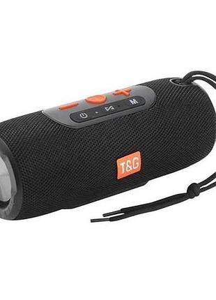 Портативная колонка bluetooth tg341, с функцией speakerphone, радио, black тм tg
