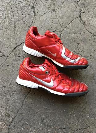 Футзалки дитячі nike total 90 червоні вінтажні копи копочки 35,5 розмір