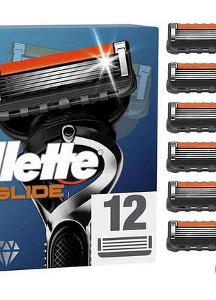 Картридж 12шт fusion5 proglide тм gillette