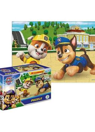 Пазлы мини 35ел. paw patrol кремез и гонщик 200690 тм dodo