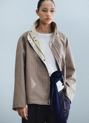 Короткий двусторонний тренч zw collection