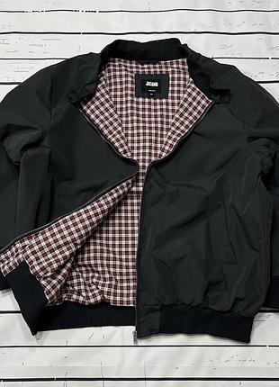 Куртка чоловіча harrington бомбер чорна xxl