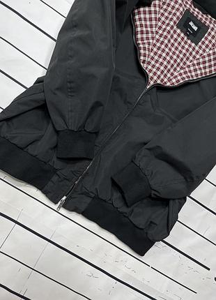 Куртка чоловіча harrington бомбер чорна xxl 3