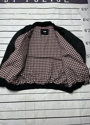 Куртка чоловіча harrington бомбер чорна xxl 4