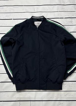 Куртка чоловіча lonsdale x fred perry темно-синя, розмір s