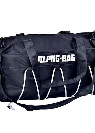 Спортивна дорожня сумка jilpng-bag n-961 49×32×20 см чорний