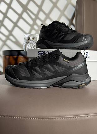 Мужские кроссовки salomon x-adventure 1977x dark grey black