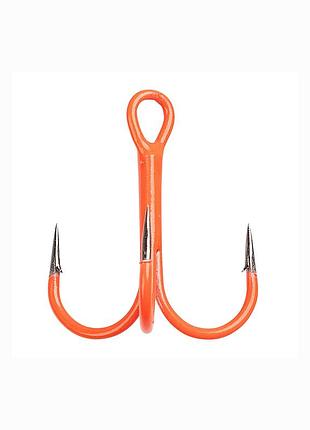 Трійник daiwa prorex red uv treble hook t30 #1/0 6pcs (b0002016000)