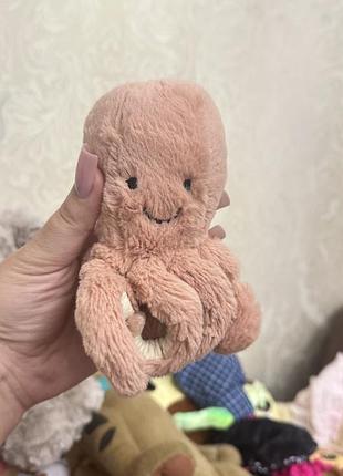 М'яка іграшка восьминіг jelly cat рожевий