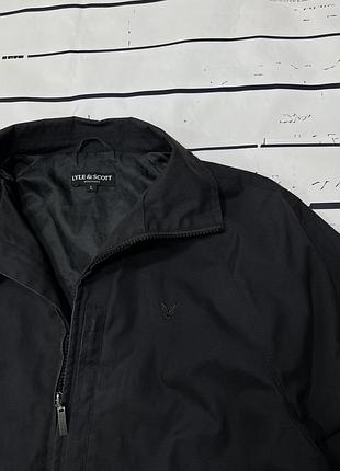 Куртка чоловіча lyle & scott heritage чорна, розмір l