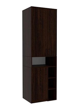 Шафа для одягу tetris т-3 антрацит 650/520/2100 мм, модульна система для дитячої, дсп венге магія