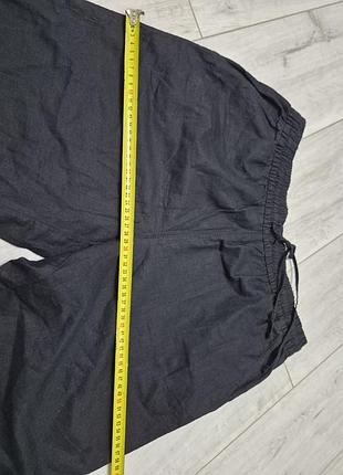 Штани mom h&amp;m, m бавовна + льон 8