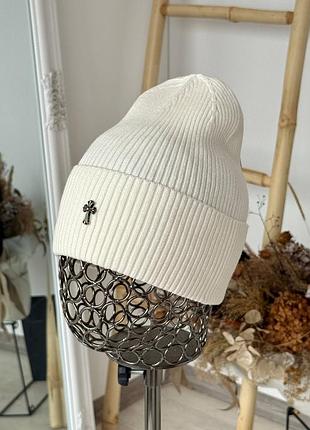 Шапка унісекс chrome hearts біні 4