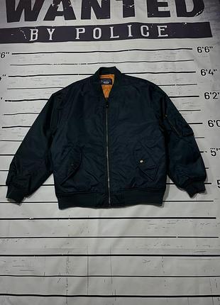 Куртка чоловіча lonsdale x alpha industries чорна xl