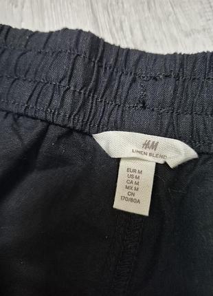 Штани mom h&amp;m, m бавовна + льон 5
