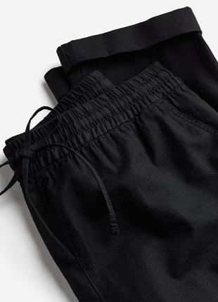 Штани mom h&amp;m, m бавовна + льон 2