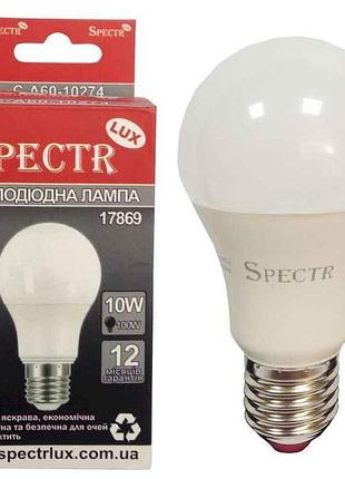 Лампа светодиодная 10w e27 4000k a60 900lm c-a60-10274 (17869) тм spectr lux
