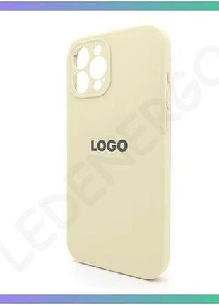 Силиконовый чехол для apple iphone 12 pro max молочный закрытая камера защитный чехол-накладка sku_271 sku_stcom_2710000245087