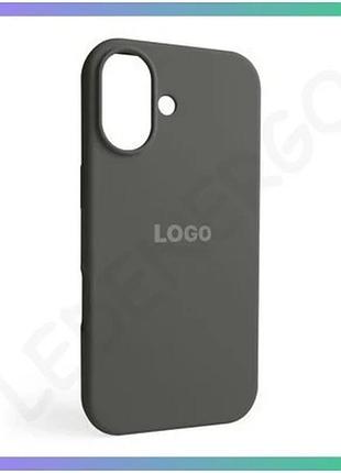 Чехол full silicone case для apple iphone 17 серый силиконовый чехол-накладка с открытой камерой sku_2 sku_stcom_2710000334088