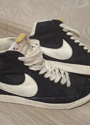 Кросівки nike чорні замшеві