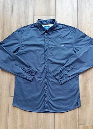 Мужская рубашка на длинный рукав фирмы jack &amp; jones