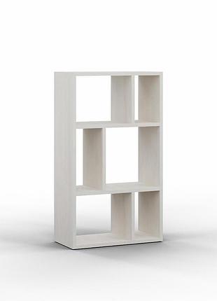 Приставная полка tetris т-10 антрацит 518x250x900 мм, модульная система континент, дсп дуб шамони светлый