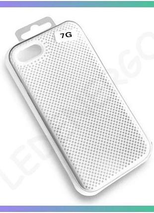 Чохол original перфорація для apple iphone 6 6s білий силіконовий чохол-накладка для смартфона sku_271 sku_stcom_2710000147688
