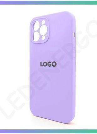 Чехол full silicone case для apple iphone 12 pro max лавандовый силиконовый с закрытой камерой sku_271 sku_stcom_2710000228844