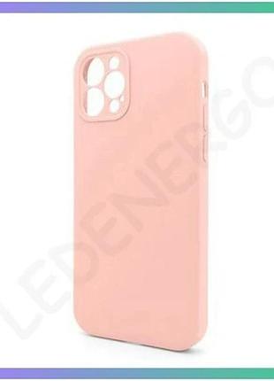 Чехол силиконовый для apple iphone 12 pro max розовый закрытая камера без логотипа чехол-накладка sku_ sku_stcom_2710000258322