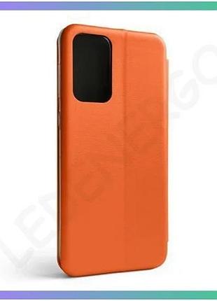 Чехол-книжка premium для samsung galaxy a33 5g оранжевый с отделением для карт ш皮розамінник sku_271000 sku_stcom_2710000263142
