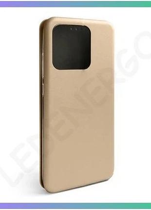 Чехол-книжка premium для xiaomi redmi 10a золотой с отделением для карт из кожзаменителя sku_271000026 sku_stcom_2710000264163