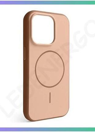 Чехол soft matte magsafe для apple iphone 16 pro max бежевый матовый с металлическими кнопками sku_271 sku_stcom_2710000345367