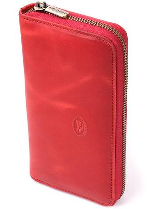 Женский кошелек из матовой натуральной кожи tony perotti 20834_1 (2250 rosso) красный
