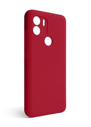 Силиконовый чехол для xiaomi redmi a1 plus красный накладка для смартфона без логотипа закрытая камера sku_stcom_2710000265955